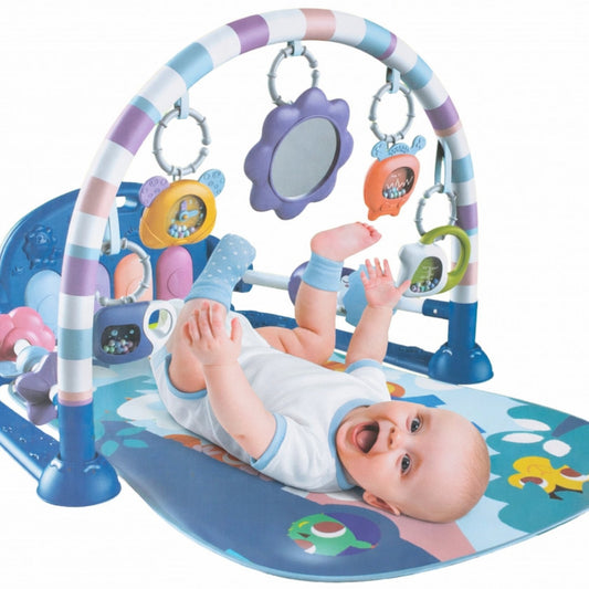 Covoras Muzical indealSTORE pentru bebelusi cu lumini si sunete, Pian si jucarii simbolice