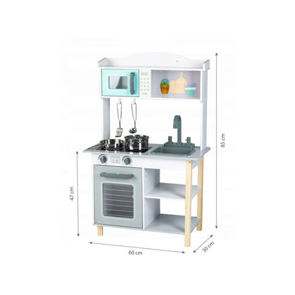 Bucatarie pentru Copii Bigshot CUB7256 din Lemn, Accesorii Incluse, 85x60x30 cm