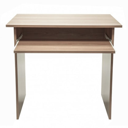 Birou calculator idealSTORE MAGIC dimensiuni 81 x 53 x 75 cm cu Scaun Ergonomic Inclus, Stejar Bardolino