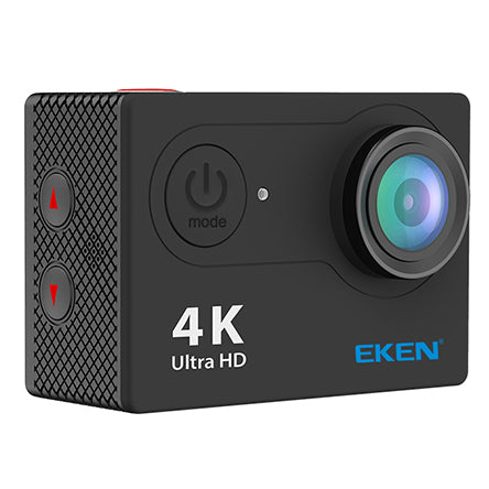 Nou! Eken Camera Ultra HD 4K 170 grade, Functie camera bord Auto, Display 2-inch, Wi-Fi, HDMI, Accesorii incluse, Micro USB waterproof 30m, Black + Telecomanda Cadou