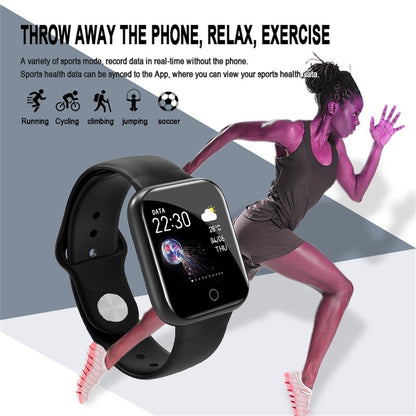 Ceas SmartWatch si Bratara Fitness, SmartVIBE I5, Full Metallic, NOTIFICARI Apeluri/Mesaje/Facebook, 1.3' Full Touch Display, Monitorizare Ritm Cardiac si Tensiune arteriala, Waterproof, Pedometru, Photo Control, Silicon Black