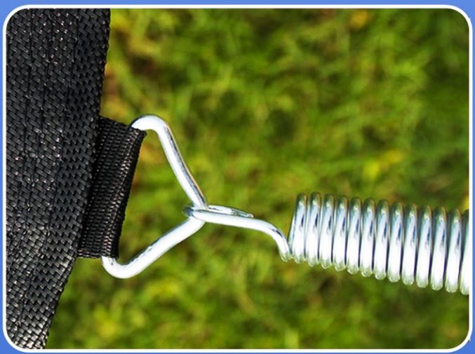 Trambulina 255 CM ISP 'LikeSmart' din Otel , cu Plasa de Protectie, Scara de Acces, Suporta pana la 150 de KG, 42 Arcuri de Sustinere, Certificari GS, TUV, CE