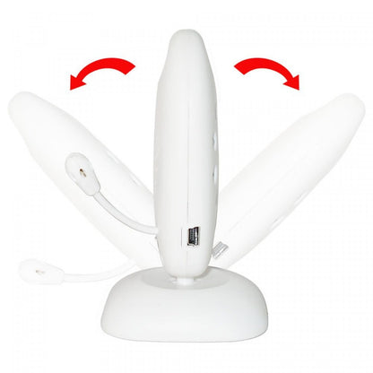 Baby Monitor Wireless ANGEL EYES, Ecran Color 2.5 inch LCD, Senzor NIGHT VISION, Monitorizare temperatura ambientala, Functie Push to Talk, Alarma, Cantece de leagan