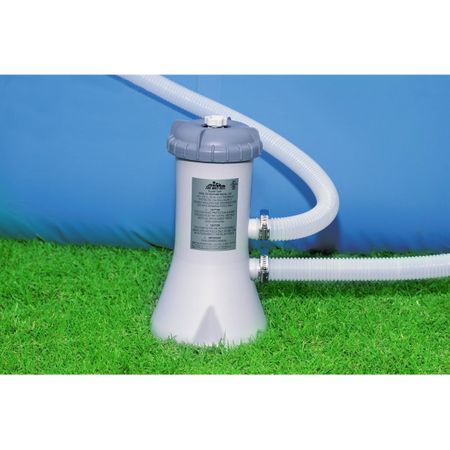 Piscina gonflabila circulara Family Intex Easy, 305 x 76 cm, pompa de filtrare si recirculare a apei inclusa, ideala pentru familie