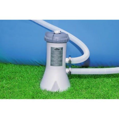 Piscina gonflabila circulara Family Intex Easy, 305 x 76 cm, pompa de filtrare si recirculare a apei inclusa, ideala pentru familie