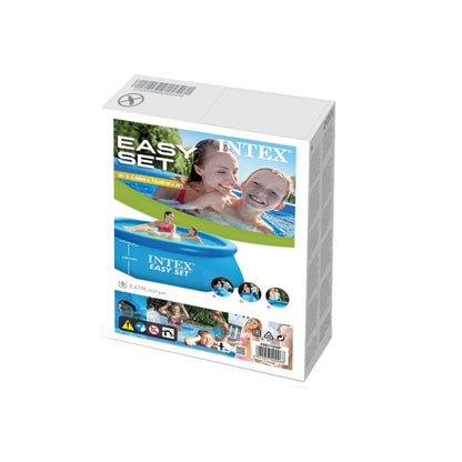 Piscina Intex, Bazin Gonflabila Rotunda, Albastru, Familie Copii Relaxare, 244 x 76cm