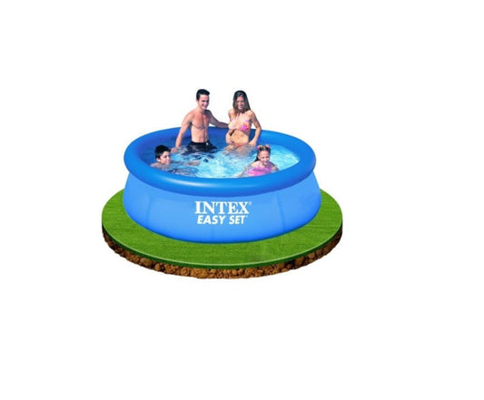 Piscina Intex, Bazin Gonflabila Rotunda, Albastru, Familie Copii Relaxare, 244 x 76cm