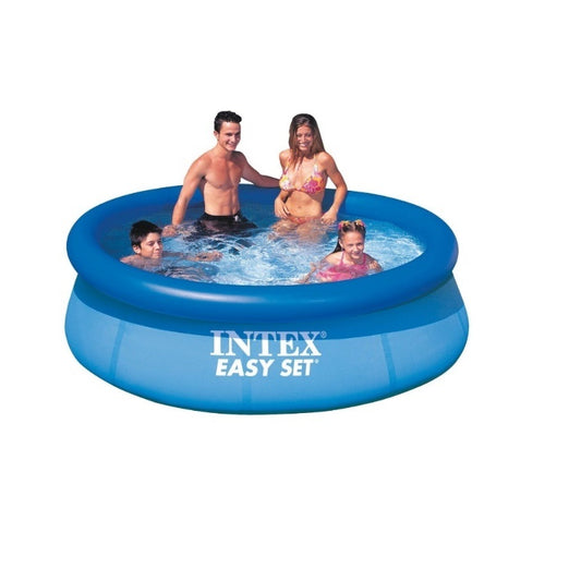 Piscina Intex, Bazin Gonflabila Rotunda, Albastru, Familie Copii Relaxare, 244 x 76cm