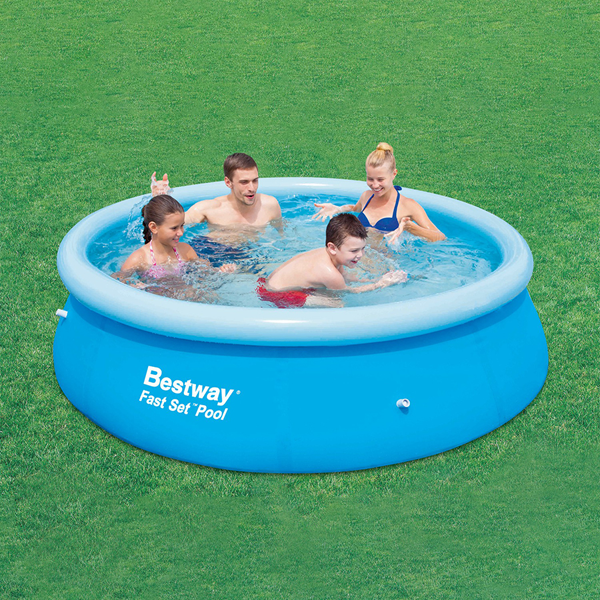 Piscina gonflabila, dimensiuni 244x66 cm, 2100 l, culoare albastru