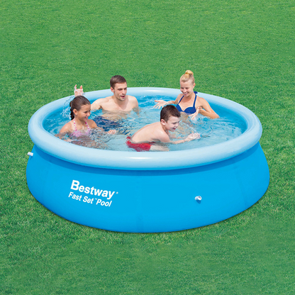 Piscina gonflabila, dimensiuni 244x66 cm, 2100 l, culoare albastru