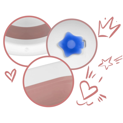 Cadita pliabila pentru baie copii DacEnergy, pliabila, picioare antiderapante, dop senzor de temperatura, maxim 45 kg, 50 x 21 cm, roz si alb