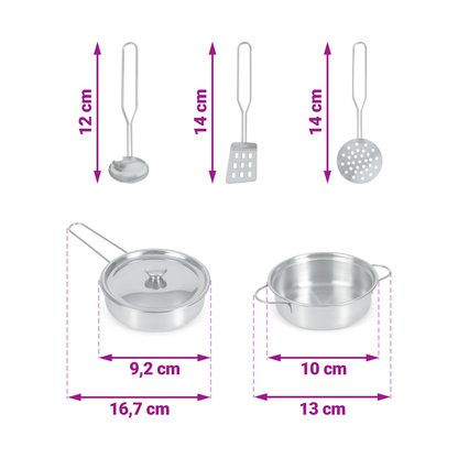 Set bucatarie copii DacEnergy, realizata din lemn si placa mdf, dotata cu accesorii gatit, iluminat Led, frigider, dulap, aragaz si cuptor, chiuveta, cuptor microunde, 85 x 80,5 x 30,5 cm, roz