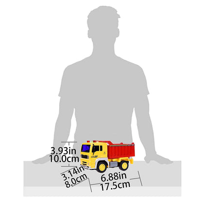 Camion DDEshop Interactiv Fantastic cu Basculare, Baterii 3x AG13 inclus, 24 x 11.5 x 11.5 cm, Multicolor