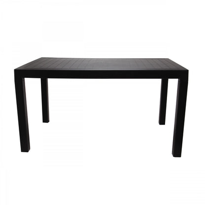 Set Masa cu 6 Scaune, Interior/Exterior, din plastic, BROWN