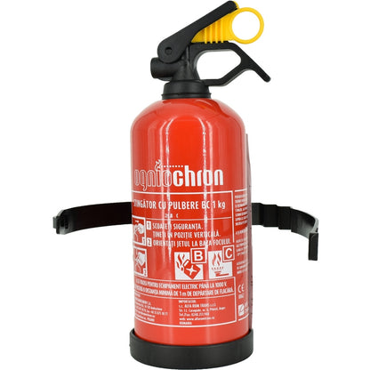 Kit siguranta auto omologat R.A.R. valabilitate 5 ani Trusa prim ajutor, Triunghi, Stingator, Vesta reflectorizanta