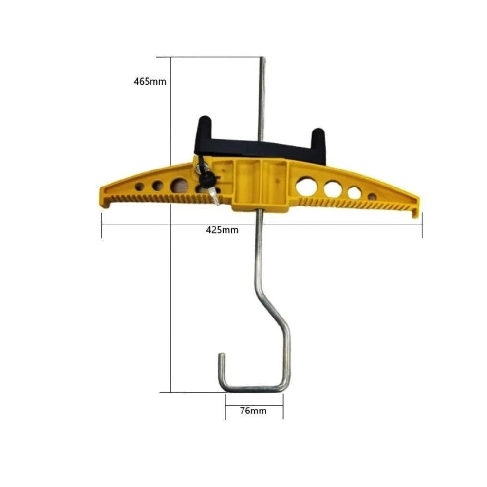 Suport fixare scara auto universal idealSTORE, 2 bucati, blocare cu cheie, montaj pe bare transversale