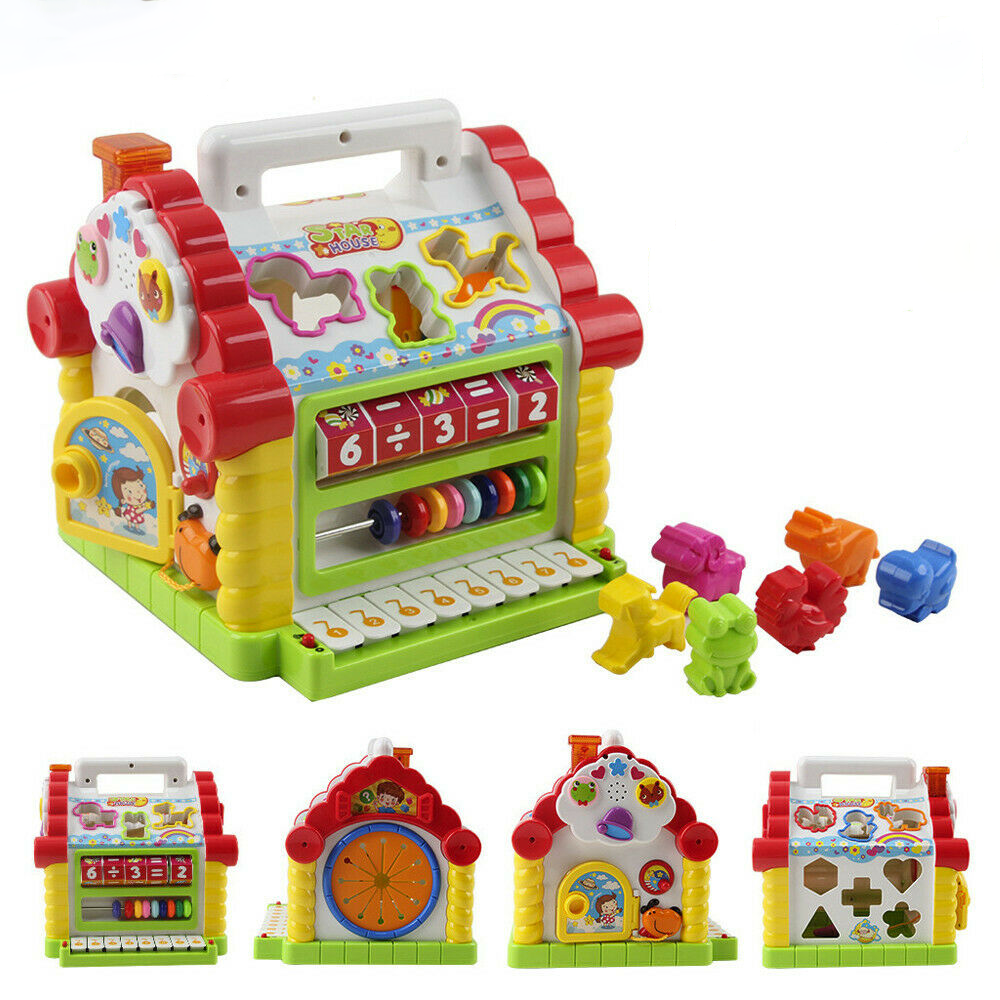 Casuta sortator cu 7 activitati, Unitoys