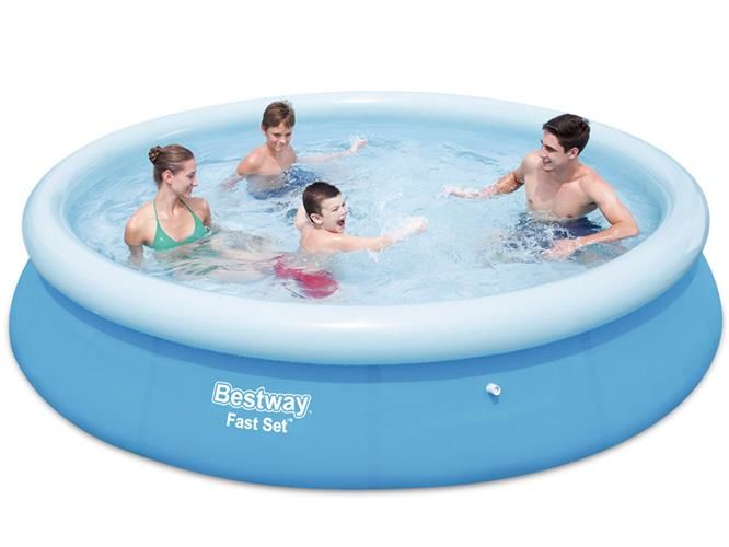 Piscina Bestway cu inel gonflabil, strat Triplu PVC, dimensiuni 366x76cm, capacitate 5377L