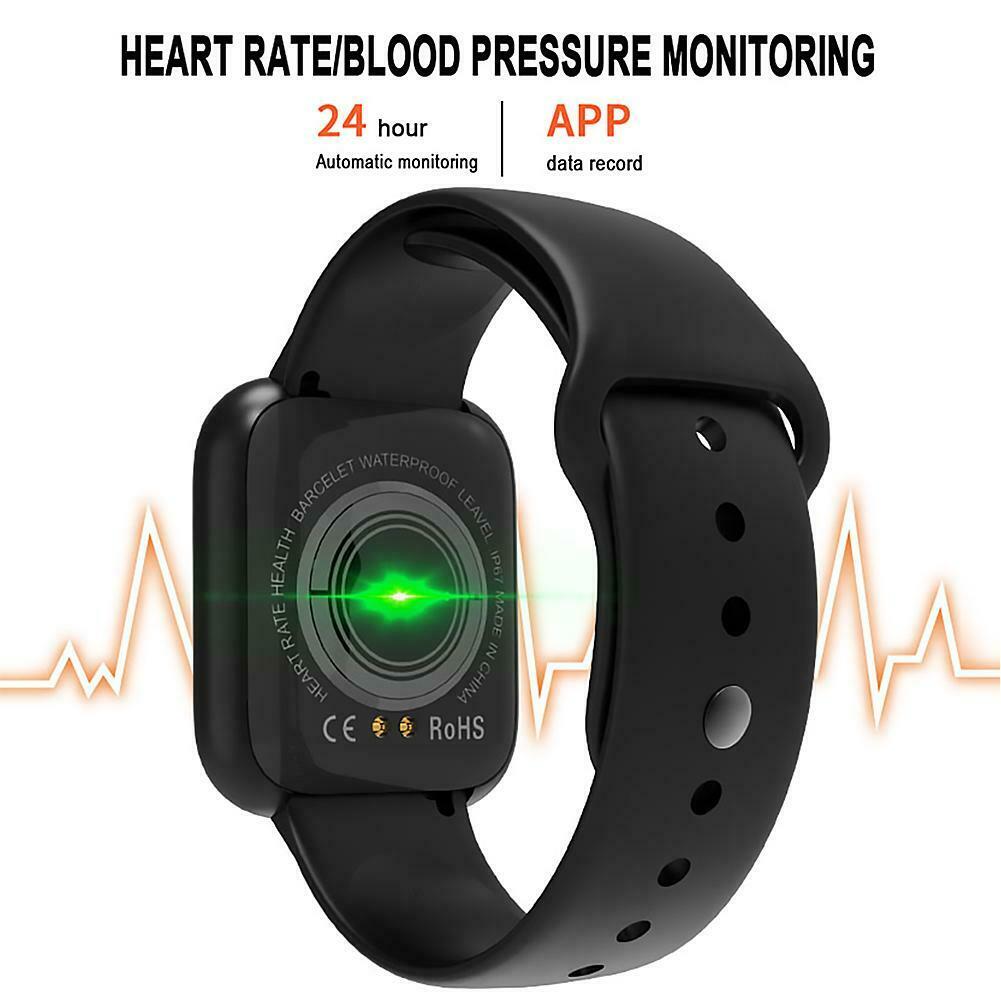Ceas SmartWatch si Bratara Fitness, SmartVIBE I5, Full Metallic, NOTIFICARI Apeluri/Mesaje/Facebook, 1.3' Full Touch Display, Monitorizare Ritm Cardiac si Tensiune arteriala, Waterproof, Pedometru, Photo Control, Silicon Rose Gold