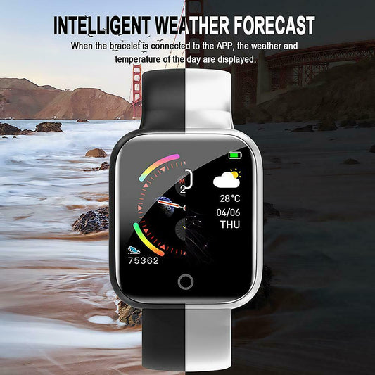 Ceas SmartWatch si Bratara Fitness, SmartVIBE I5, Full Metallic, NOTIFICARI Apeluri/Mesaje/Facebook, 1.3' Full Touch Display, Monitorizare Ritm Cardiac si Tensiune arteriala, Waterproof, Pedometru, Photo Control, Silicon Rose Gold