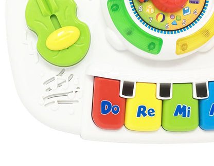 Jucarie interactiva bebelusi Baby Learning cu mini pian, lumini si sunete