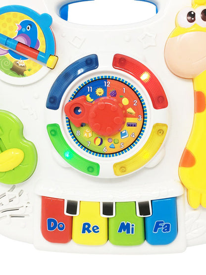 Jucarie interactiva bebelusi Baby Learning cu mini pian, lumini si sunete