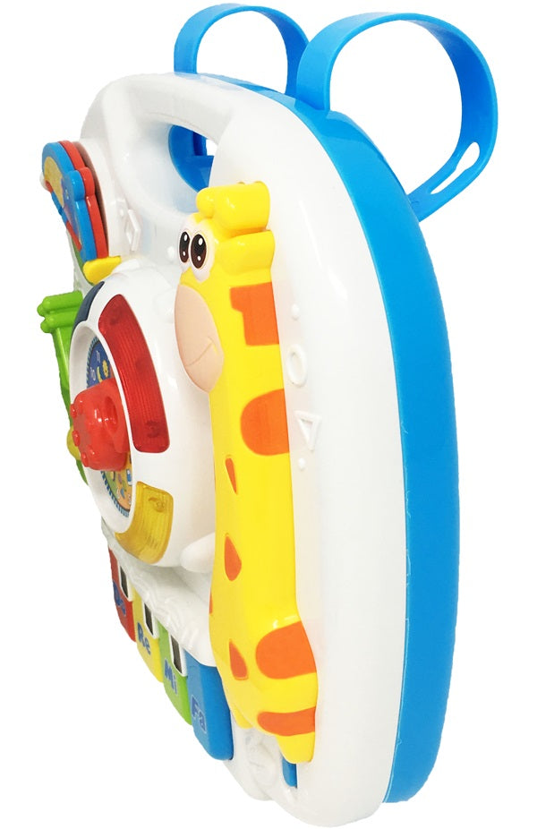Jucarie interactiva bebelusi Baby Learning cu mini pian, lumini si sunete