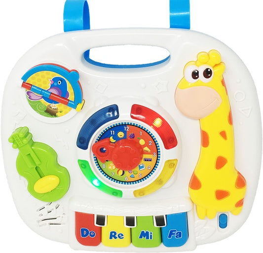 Jucarie interactiva bebelusi Baby Learning cu mini pian, lumini si sunete