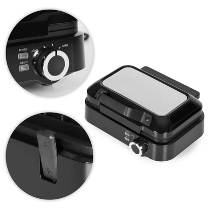 Aparat de vafe Electric idealSTORE,Strat antiaderent,Putere 1200w