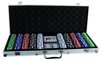 Set Poker cu 500 jetoane si geanta tip diplomat inclusa-EDY