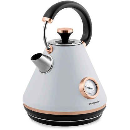 Fierbator electric cu termometru IdealStore 1.7L, baza 360°