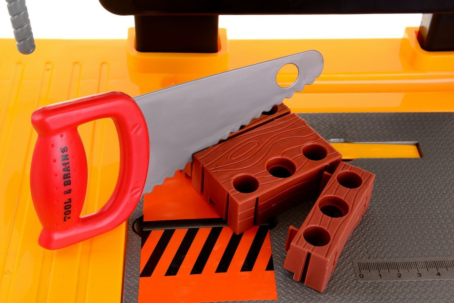 Jucarie mini atelier de lucru FunFit, pentru copii, cu scule si accesorii, 75x49 cm, 50 piese