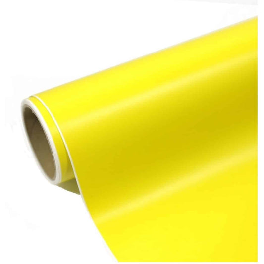 Folie Auto Caroserie Autocolant idealStore, Calitate Premium, Tehnologie de Eliminare A Bulelor, Ofera Protectie UV, Aplicare Rapida, Dimensiune 1x1.52M, Culoare Galben Mat