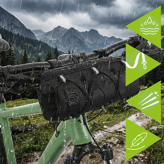 Geanta Bicicleta Pentru Ghidon idealSTORE 1.5L Impermeabila Cu Compartiment Telefon