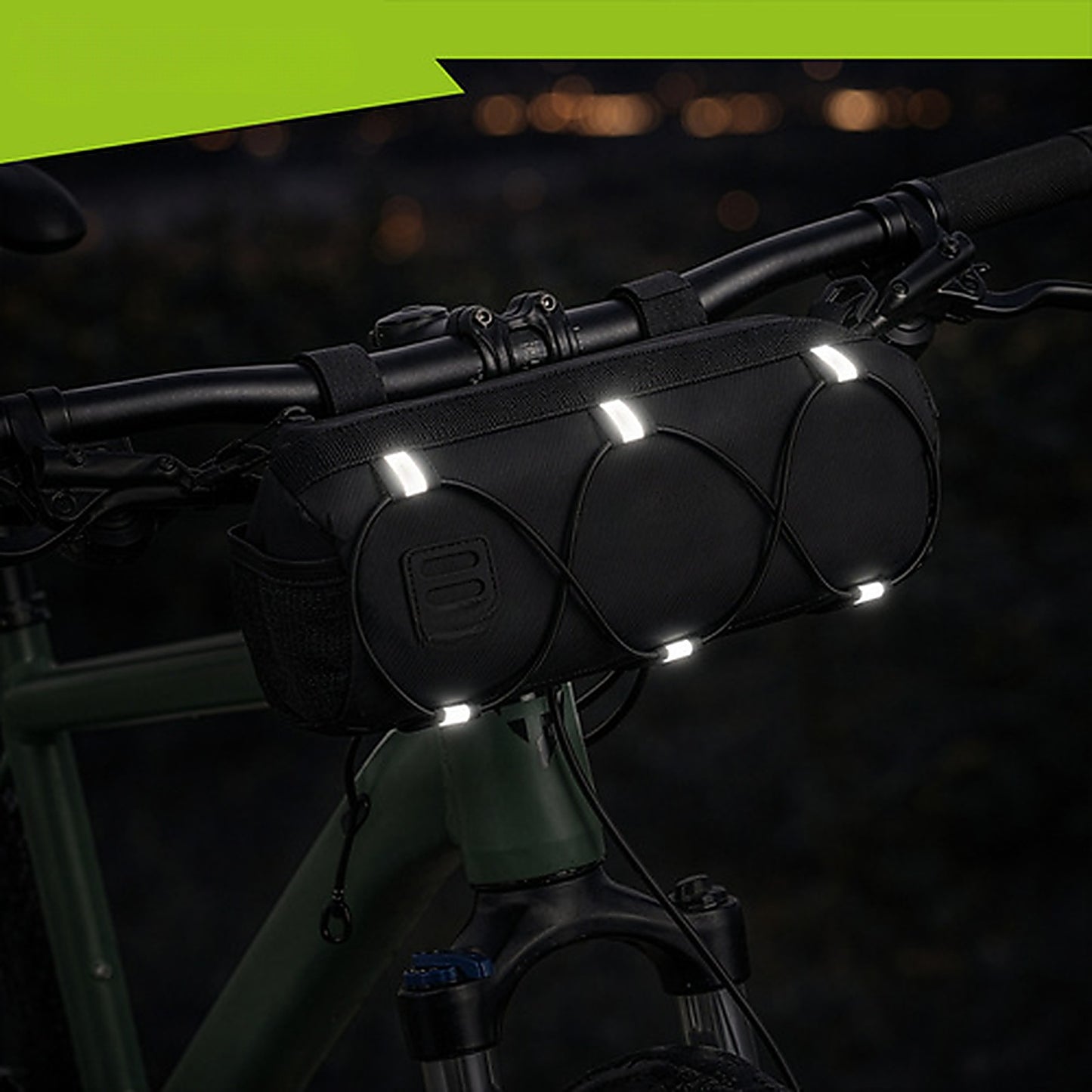 Geanta Bicicleta Pentru Ghidon idealSTORE 1.5L Impermeabila Cu Compartiment Telefon