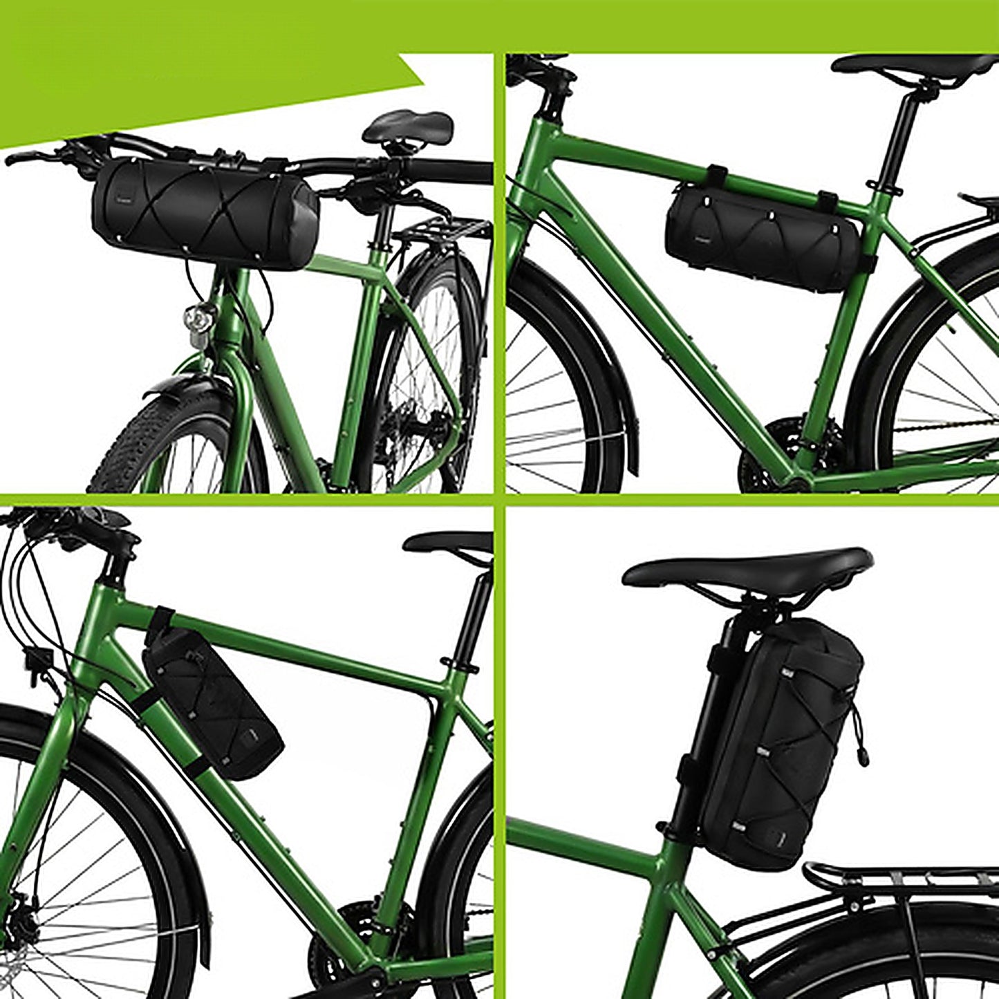 Geanta Bicicleta Pentru Ghidon idealSTORE 1.5L Impermeabila Cu Compartiment Telefon