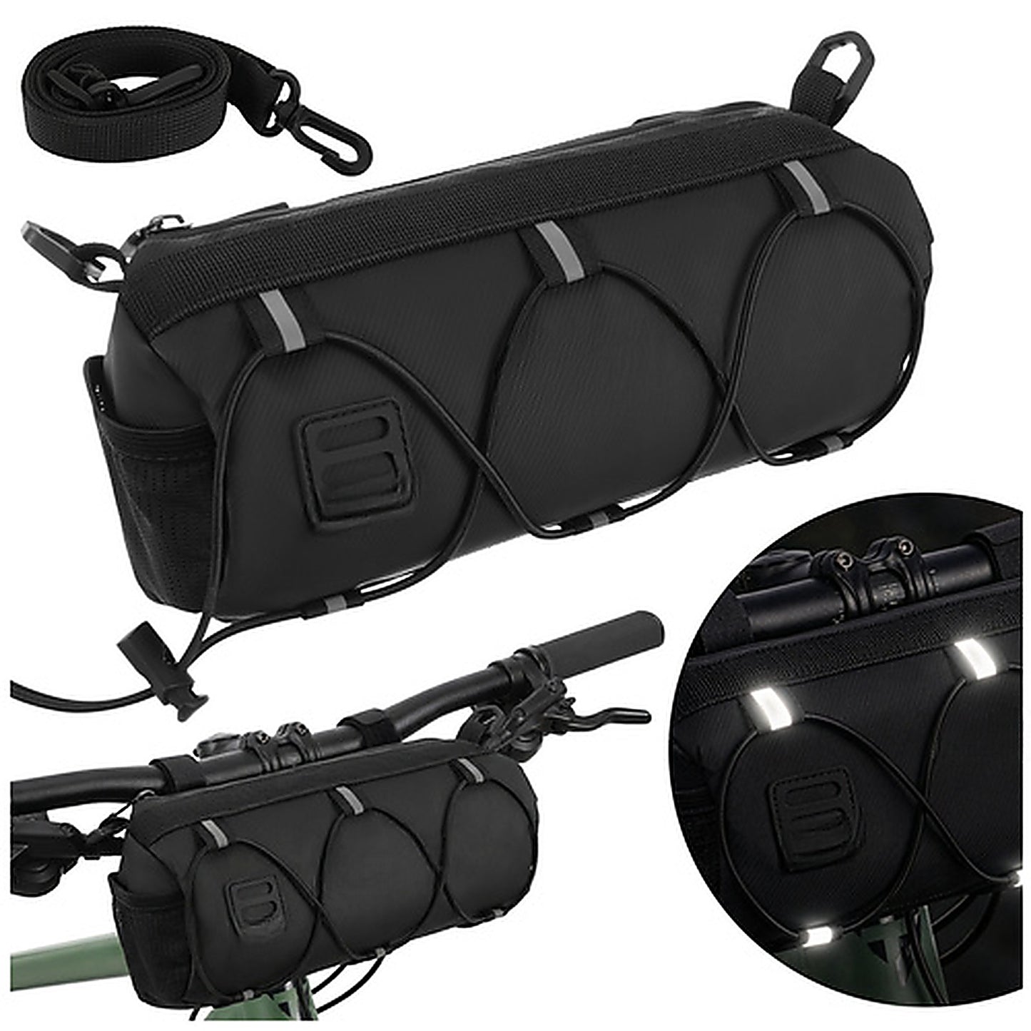 Geanta Bicicleta Pentru Ghidon idealSTORE 1.5L Impermeabila Cu Compartiment Telefon
