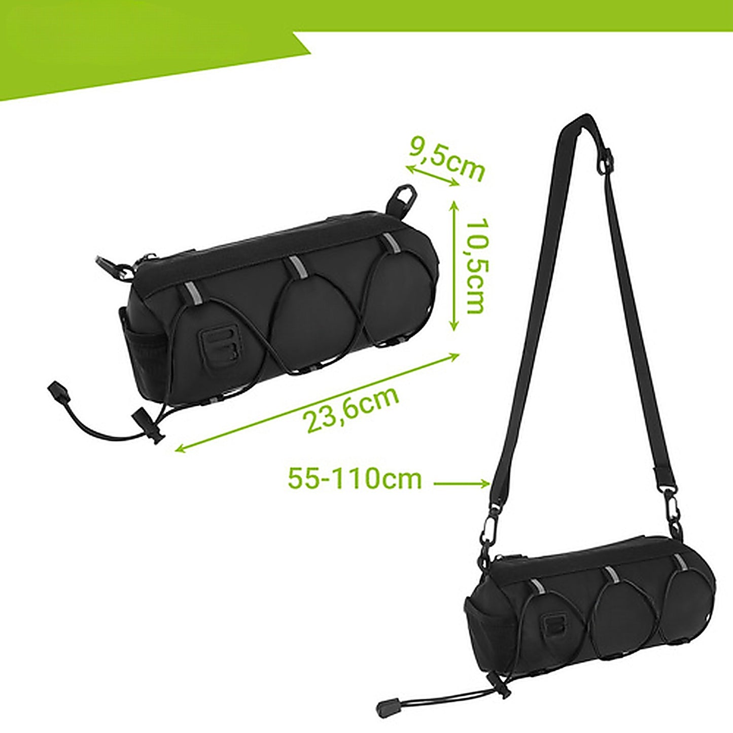 Geanta Bicicleta Pentru Ghidon idealSTORE 1.5L Impermeabila Cu Compartiment Telefon