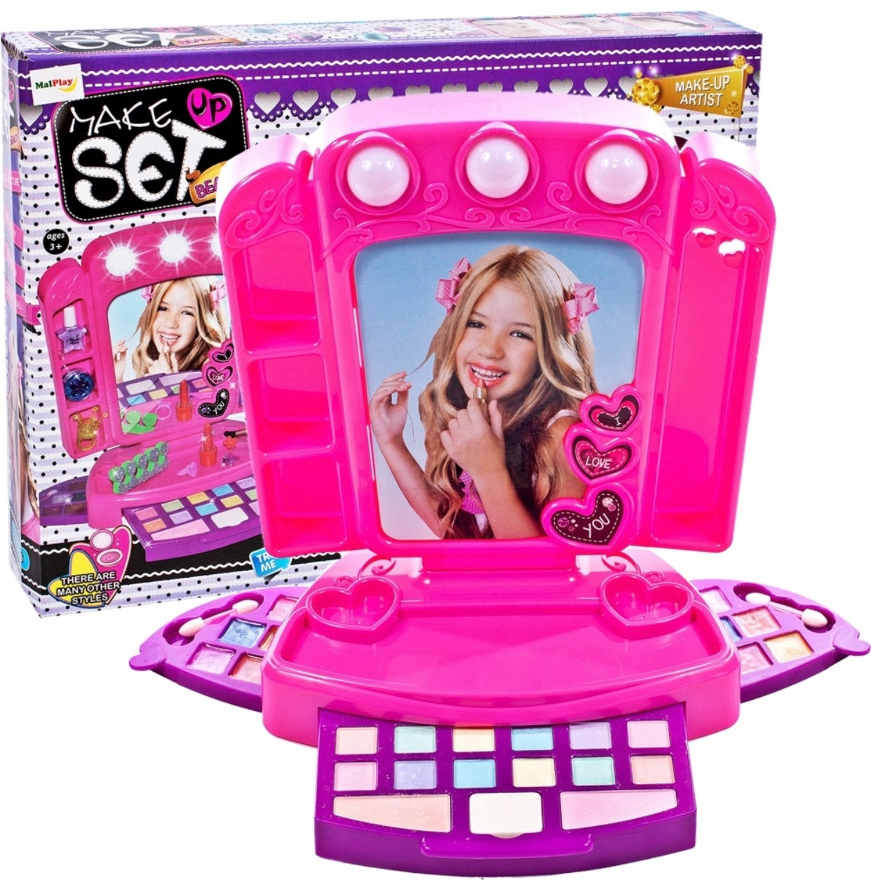 Trusa machiaj pentru fetite Make Up Beauty set