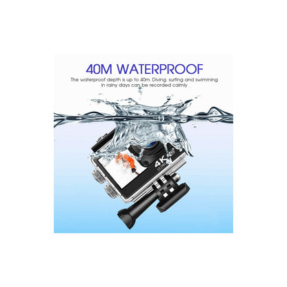 Camera de actiune Supersonic idealSTORE 4K Ultra HD WiFi Touch ecran dublu, Microfon