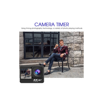 Camera de actiune Supersonic idealSTORE 4K Ultra HD WiFi Touch ecran dublu, Microfon