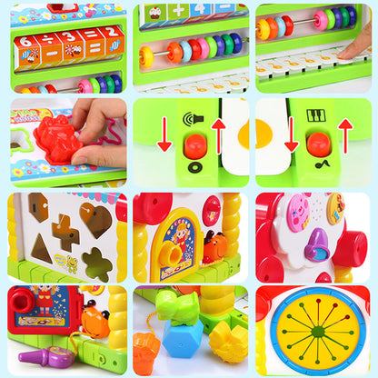 Casuta educativa si interactiva, blocuri 3D, efecte sonore