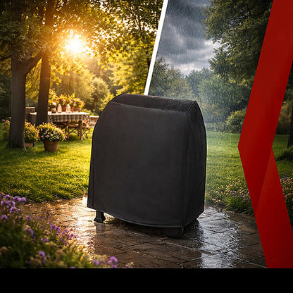 Gratar de Gradina pe Carbune idealSTORE cu Capac si Termometru 114x67x120 cm