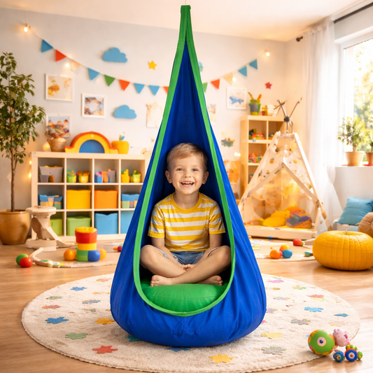 Hamac copii tip cocon The Raven’s Nest IdealStore 140x55 cm