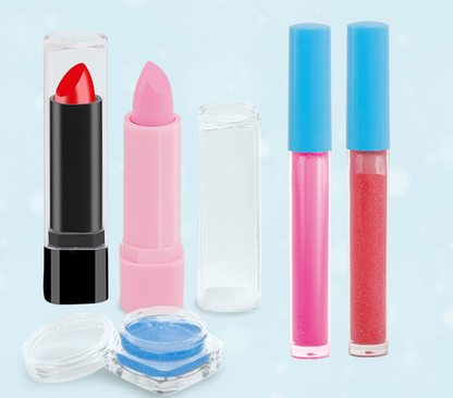 Trusa beauty Hi Lila Rossa girls, makeup si unghii, pentru copii de peste 6 ani, solubile in apa