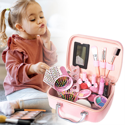 Trusa beauty makeup copii si unghii, machiaj sirena