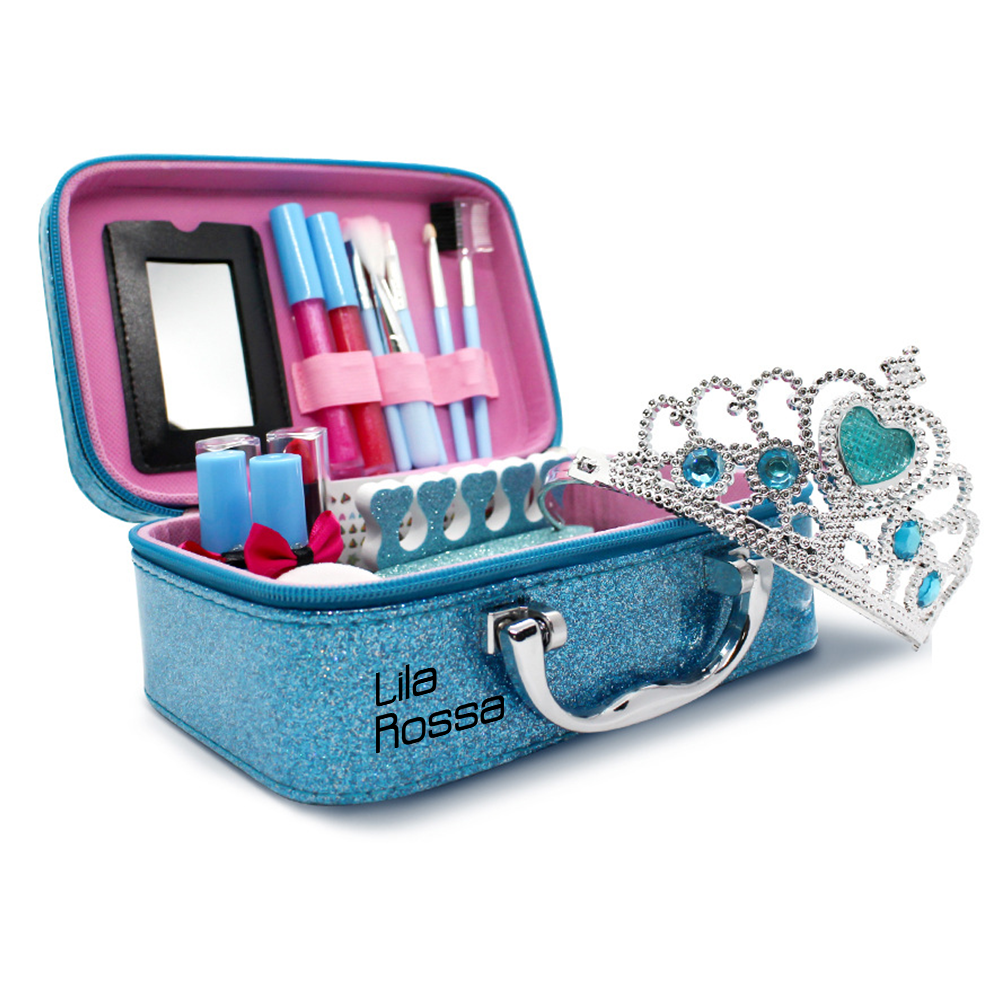 Trusa beauty makeup copii si unghii, machiaj printesa