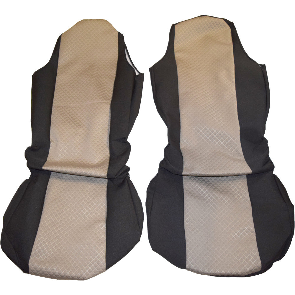 Huse Scaun Camion idealSTOREuniversale din doua piese, Prindere prin Scai, Confort, Rezistente in Timp, Anti-alunecare, Respirabil