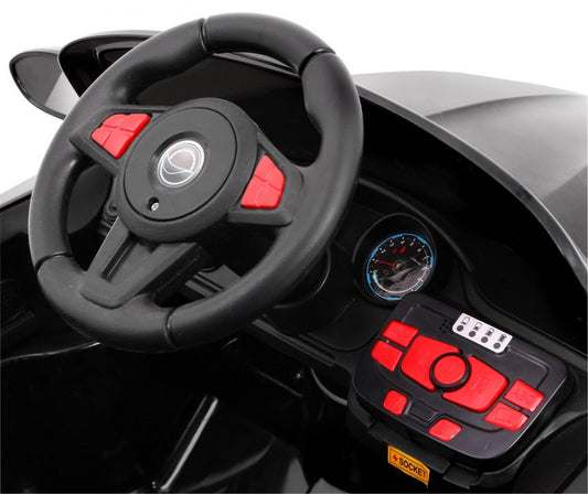 Masinuta electrica StarMag cu telecomanda Smooth Road Cabrio SLine 2 motoare, culoare Negru