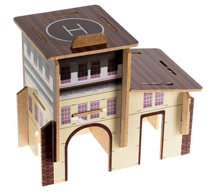 Circuit de lemn 2 in 1 IdealStore, cu Lac, 40 Elemente, Dezvolta Creativitatea, Stimuleaza Simtul Tactil si Coordonarea mana-ochi